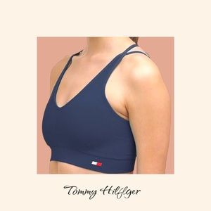 Tommy Hilfiger Strappy Ribbed Sports Bra